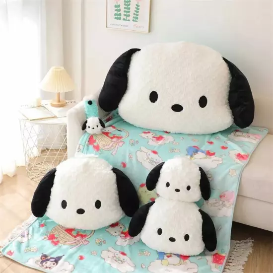 Sanrio Pochacco Headrest Safety Belt Cover Car Back Cushion Hug Pillow cushion