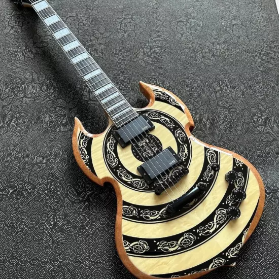 Custom Zakk Wylde Series yellow Totem top Electric Guitar 6-string fast shipping