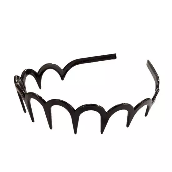 Women Non-Slip Resin Wave Hair Comb Hairband Headband Hair Hoop Toothed Headwear