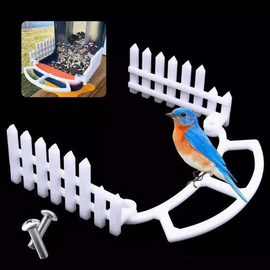 3 Pcs Perch for Bird Buddy, with Side Fence,Wider Extension to 