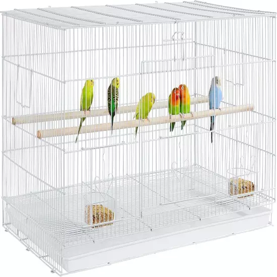 30-inch Stackable Flight Bird Cages for Parakeets Cockatiels Conures Finches Bud