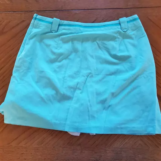 Women’s Tehama Nancy Haley Nylon Golf Skirt/Skort sz 10 Aqua