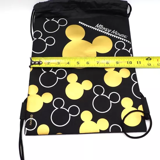 Mickey Mouse Drawstring Backpack String Reusable Bag Disney Birthday Gift