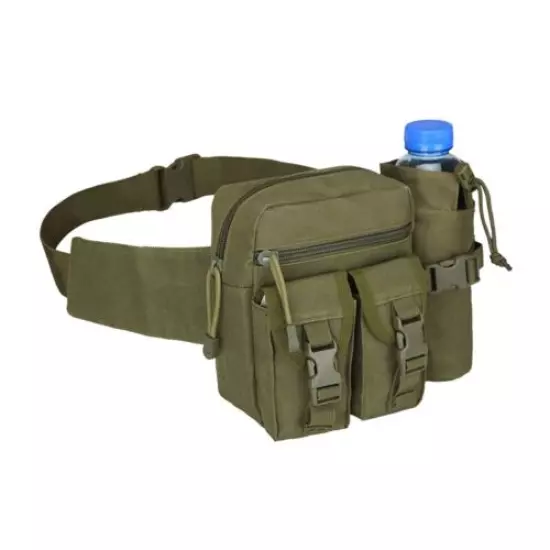 Military Nylon Tactical Waist Bag Fanny Pack EDC Storage Pouches Durable Outdoor