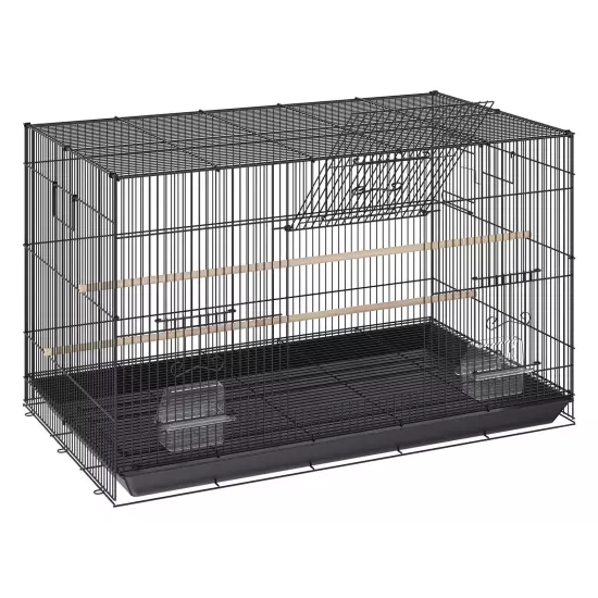 VEVOR 30 inch Bird Cage Metal Large Parakeet Cages for Cockatiels Small Parrot