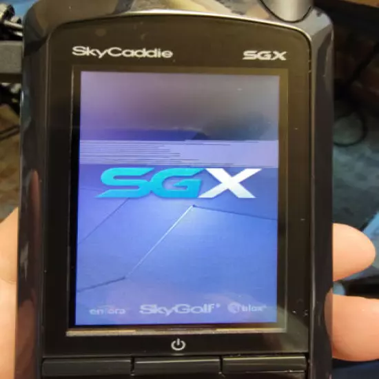 SkyCaddie SGX GPS Rangefinder WiFi w/ Charging Cable and Accessories