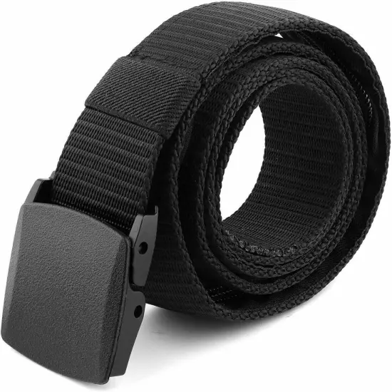 Travel Security Belt Hidden Money Pouch Wallet Pocket Waist Belt Safe Non-Metal