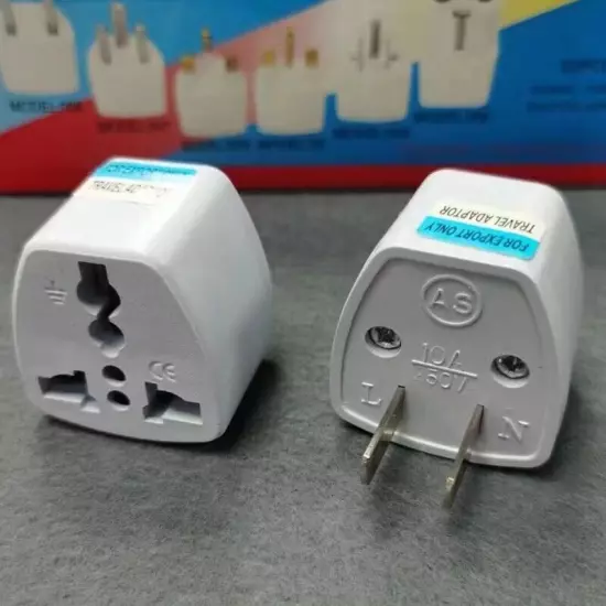 Universal Adapter AC Power Plug AU EU To US USA Travel Adapter Plug Converter