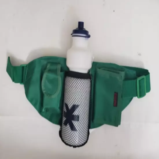 New K-Cliffs Fanny Pack Waist Hip Pack Belt Green & White Water Bottle