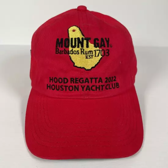 RARE Mount Gay Rum Hood Regatta 2022 Houston Hat Boating Yacht Club Racing Cap