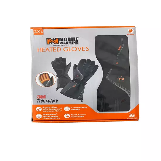 Field Sheer Heated Gloves Tech Gear Mobile Warming Technology Waterproof