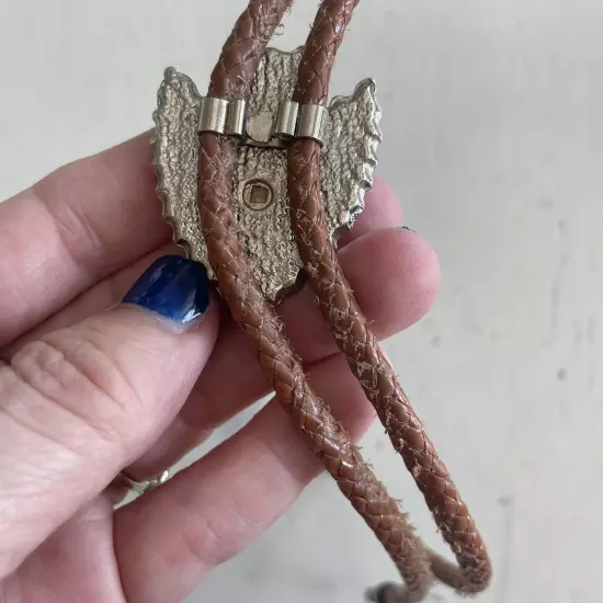 Vintage Bolo Tie Bucking Cowboy Country Western Rodeo