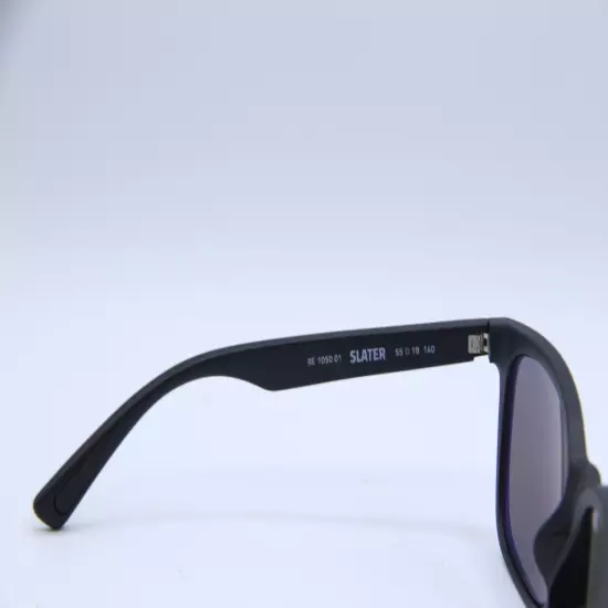 NEW REVO RE 1050 01 SLATER POLARIZED BLACK AUTHENTIC SUNGLASSES 55-18