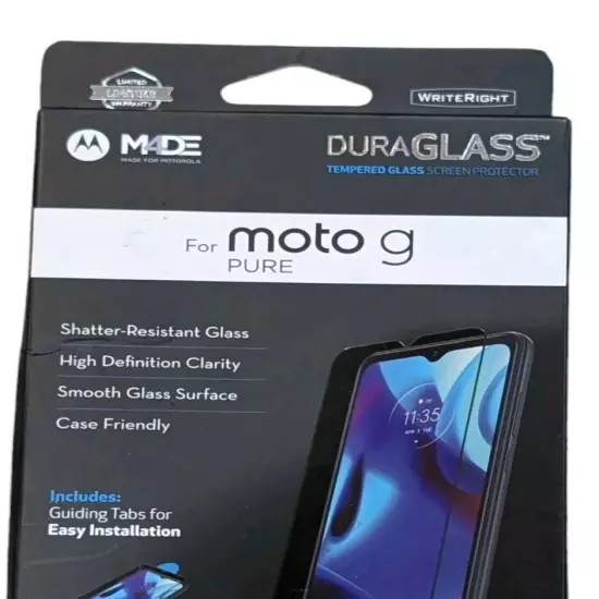 Duraglass Tempered Glass Screen Protector Moto G. Pure ,GO, POWER 2021 2022