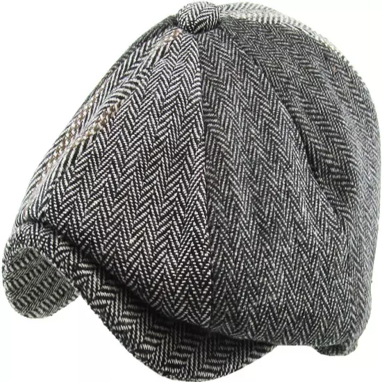 Mens Ivy Hat Golf Driving Ascot Winter Flat Cabbie Newsboy