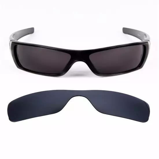 New Black Chrome Black Iridium Polarized Lenses for-Oakley Batwolf