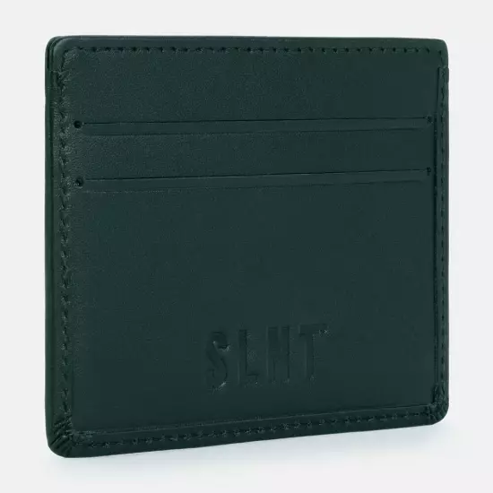 SLNT Card Holder RFID Wallet, Olive, SPW-SCOL