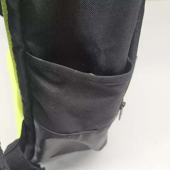 Puma Backpack Back To School Bag Black Lime Green Padded Multi Pocket Travel Gym