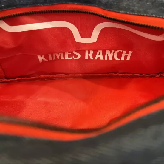 Kimes Ranch Jeans Shave, Toiletry, Cosmetic Bag Camo, Denim NWOT 13-4