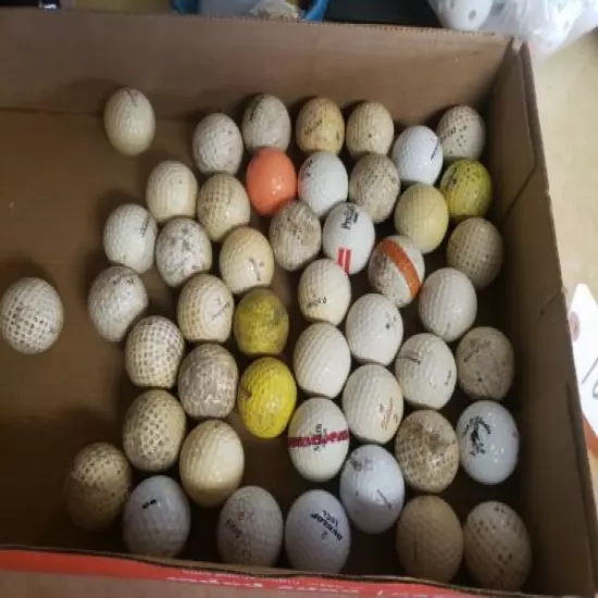  Lot Of 47 Used Golf Balls All Models!!!