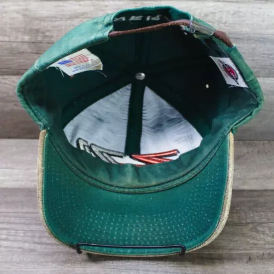 VTG 90's Chevy Silverado Z71 Green Adjustable Strap Back Hat Cap Unisex Made USA