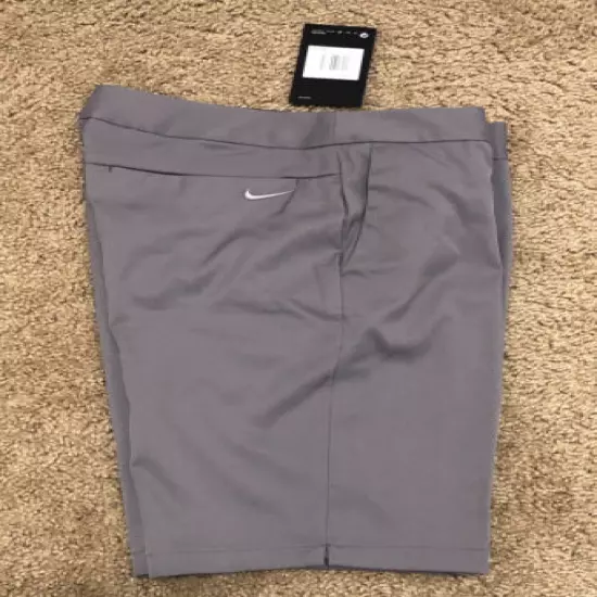 Nike Women's Flex Golf Shorts 10" INSEAM Grey AA3240-036 Sz 6