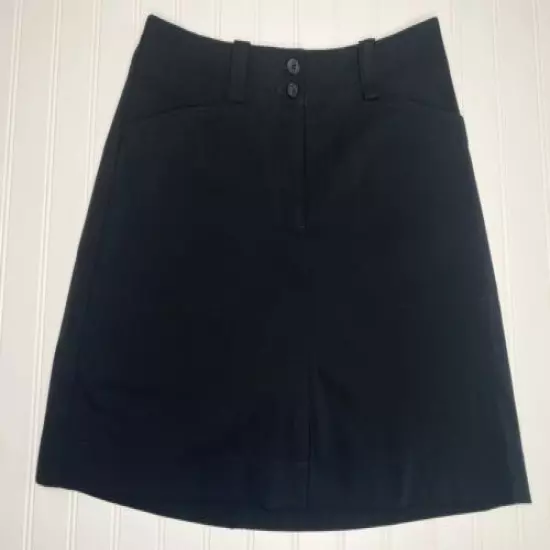 Nike Golf Shorts Skirt Skort Fit Dry Stretch Black Size 2 Athletic Excellent