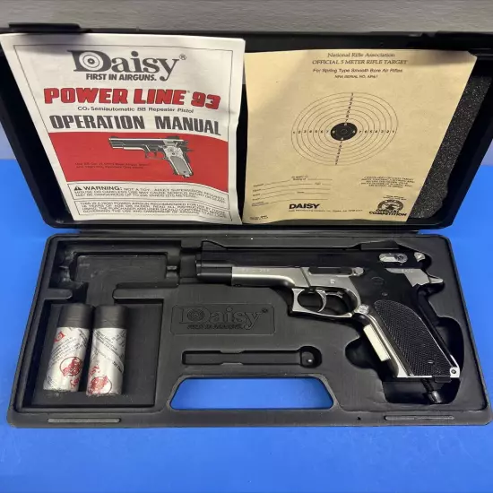 Daisy Power line 93 BB Gun With Case Duotone Works