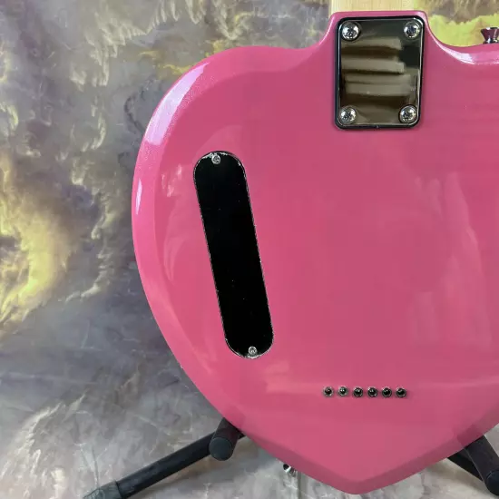 DAISY ROCK HEARTBREAKER Pink electric GUITAR basswood body fast shipping