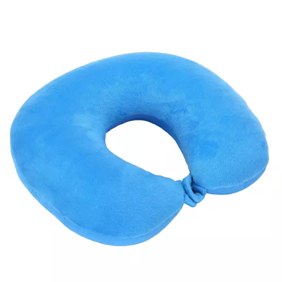 Travel Pillow Memory Foam-Head Neck Support Airplane Pillow For Traveling, Car