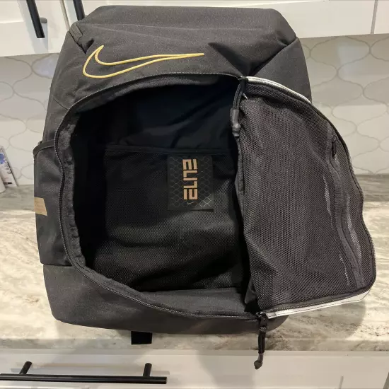 NIKE HOOPS ELITE Pro Basketball Backpack Black/Gold