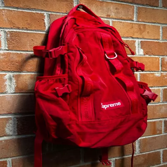 Supreme FW20 Box Backpack Dark Red FW20B8