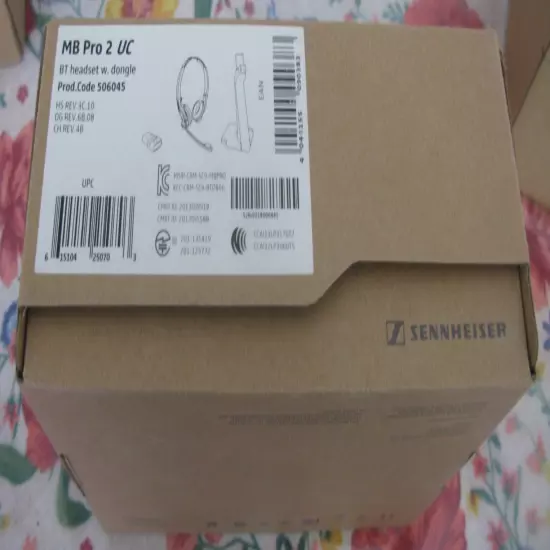 Sennheiser 506045 MB Pro 2 UC Wireless Headset & Charging Stand & USB Dongle NEW