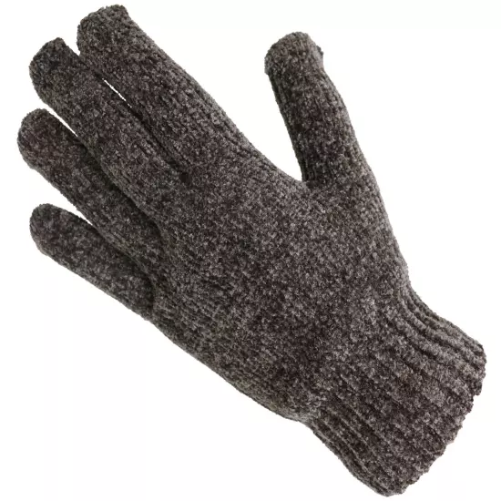 Women's Soft and Stretchy Chenille Basic Winter Magic Gloves