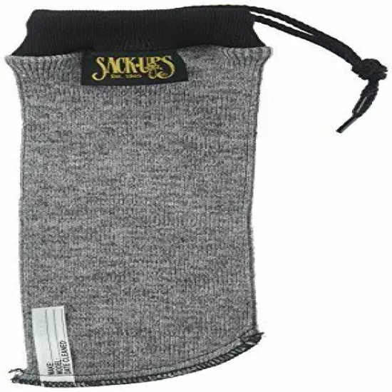 Sack-Ups Handgun Silicon-treated Gun Sleeve, 10" Gray