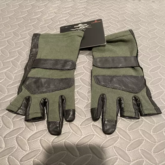 Wiley X Aries Green NAVAIR Flight Gloves Medium Flyer Pilot G312ME