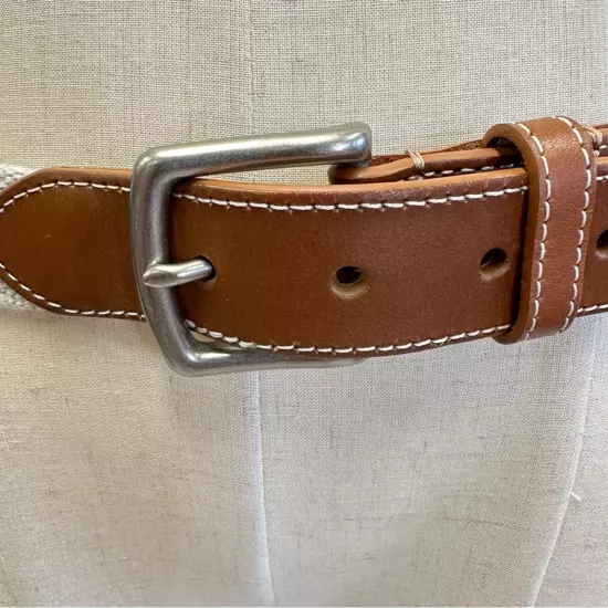 Peter Millar Hollywood Golf Club Logo 1989 Cotton Canvas Belt Mens Size 40