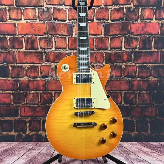 Custom Shop Honey burst Lemon Fade Electric Guitar ABR bridge shipping quickly