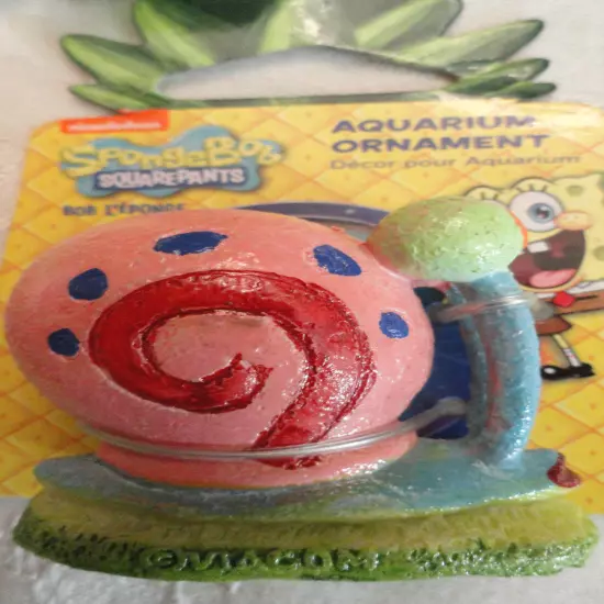 Sponge Bob Aquarium Figure/Ornament x4 Gary, Squid, Patrick, Sponge Bob NIP