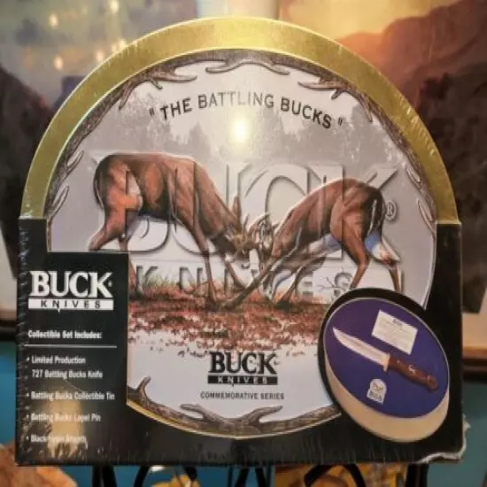 Buck Knives Commemorative Series "The Battling Bucks" Collectible Set- Unopened