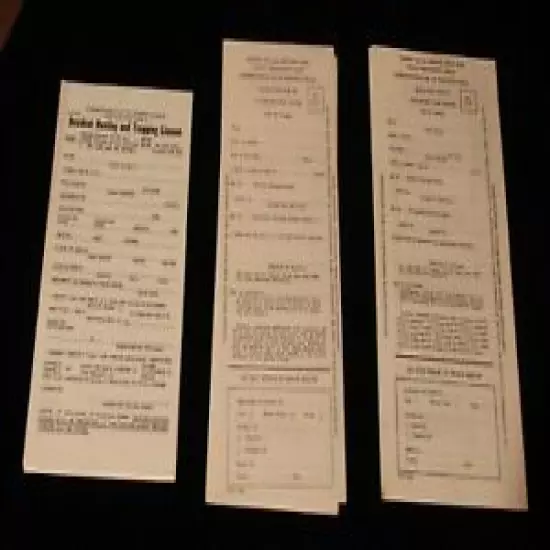 LOT OF ( 25 ) UNUSED PA. HUNTING LICENSE & ANTLERLESS DEER LICENSE APPLICATIONS