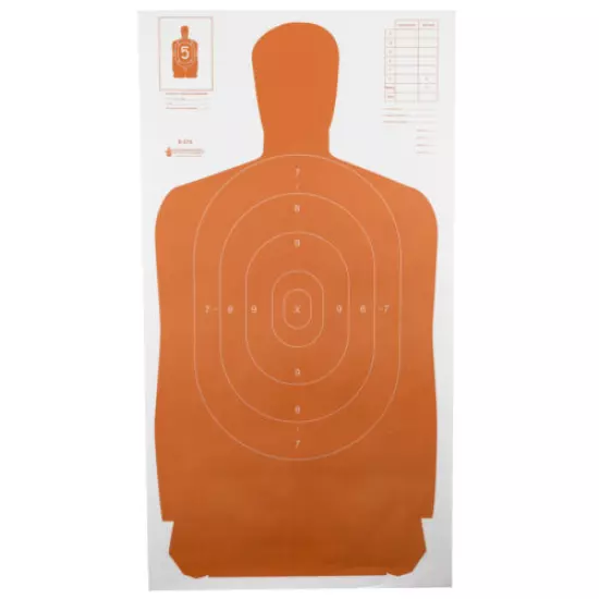 Action Target B-27S Orange 24"x45" 100 Pack