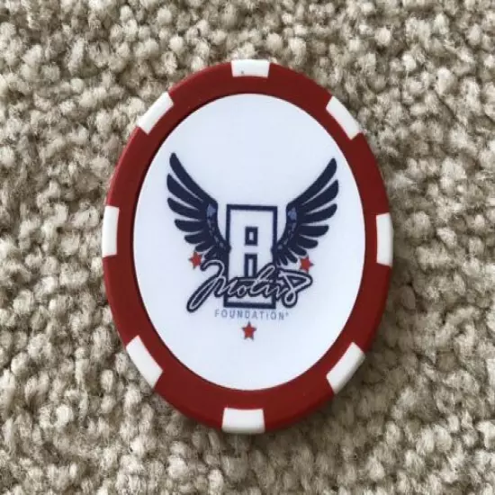 Marcus Mariota Poker Chip Golf Ball Marker Motive8 Foundation