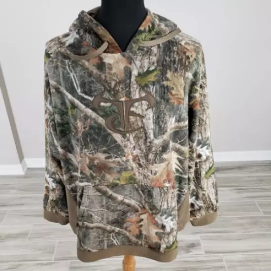 True Timber Polar Fleece Hoodie Mens size XXL KANATI CAMOUFLAGE NWT TUNDRA 827