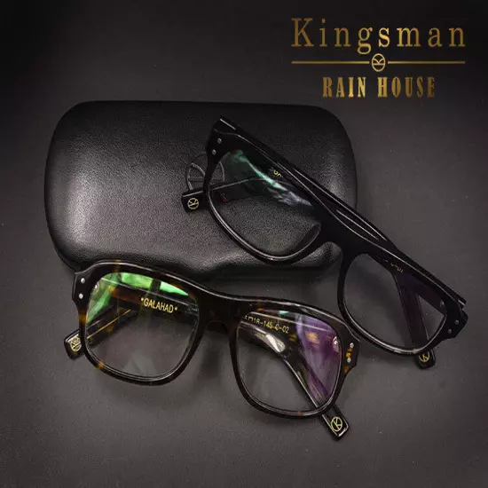 Movie Kingsman The Golden Circle Eggsy Cosplay Eyewear Glasses Eyeglasses