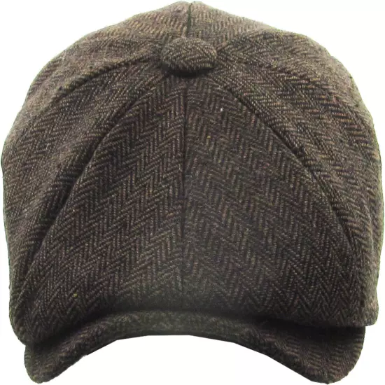 Mens Ivy Hat Golf Driving Ascot Winter Flat Cabbie Newsboy