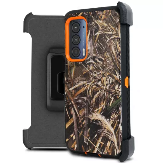 For Motorola Edge 2021 Defender Holster Case Fit Otterbox Belt Clip + Screen