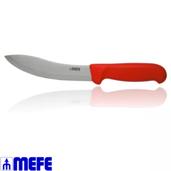 6"/15cm Skinning Knife - Hollow Ground - Red Fibrox Handle (CAT 134H6FR)