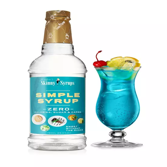 Jordan'S Skinny Syrups Sugar Free Simple Syrup - 0 Calories 0 Sugar 0 Carbs - Gl