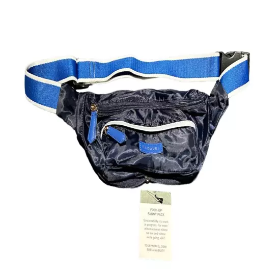 Paravel Fanny Pack Fold-up Belt Bag Scuba Navy Blue NWT 5 Star Reviews